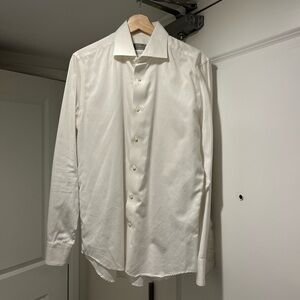Canali White Dress Shirt